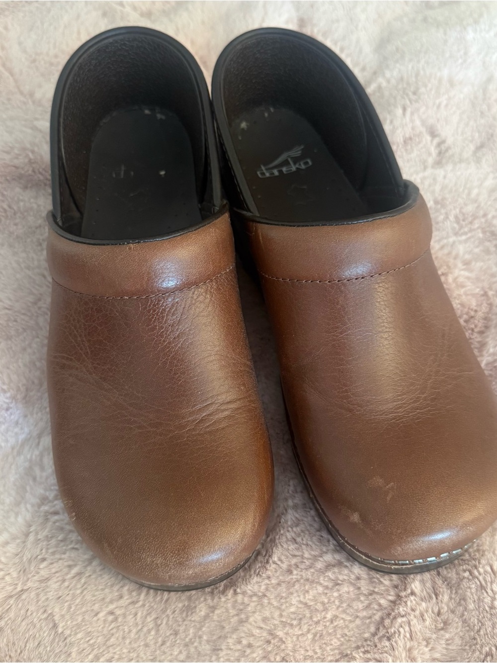 Dansko Brown Leather Clog Size 40 9.5 10